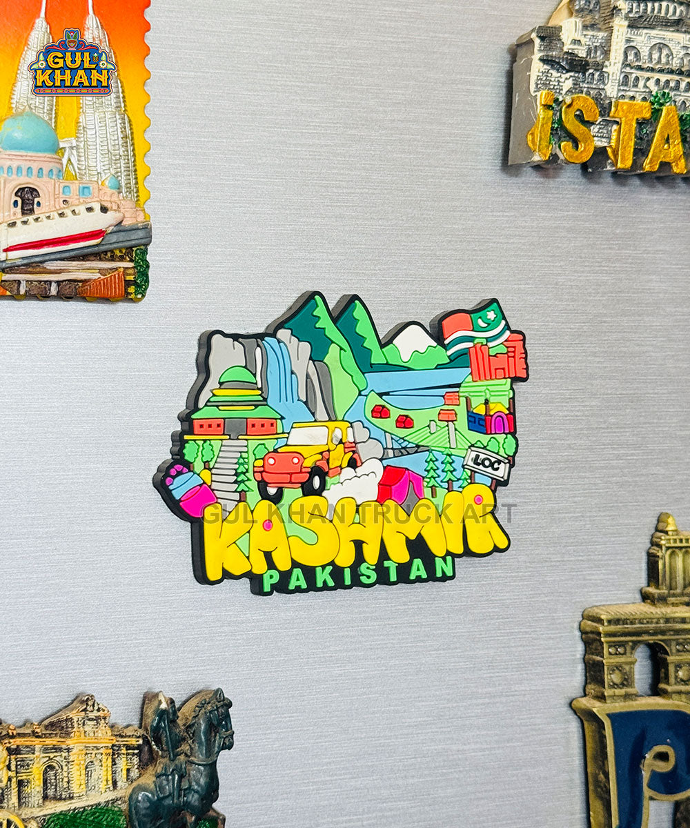 Kashmir Premium Rubber Fridge Magnet