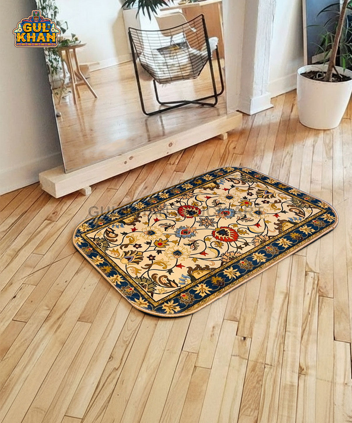 Persian Artisan Printed Floor Mat 01 - Gul Khan Truck Art