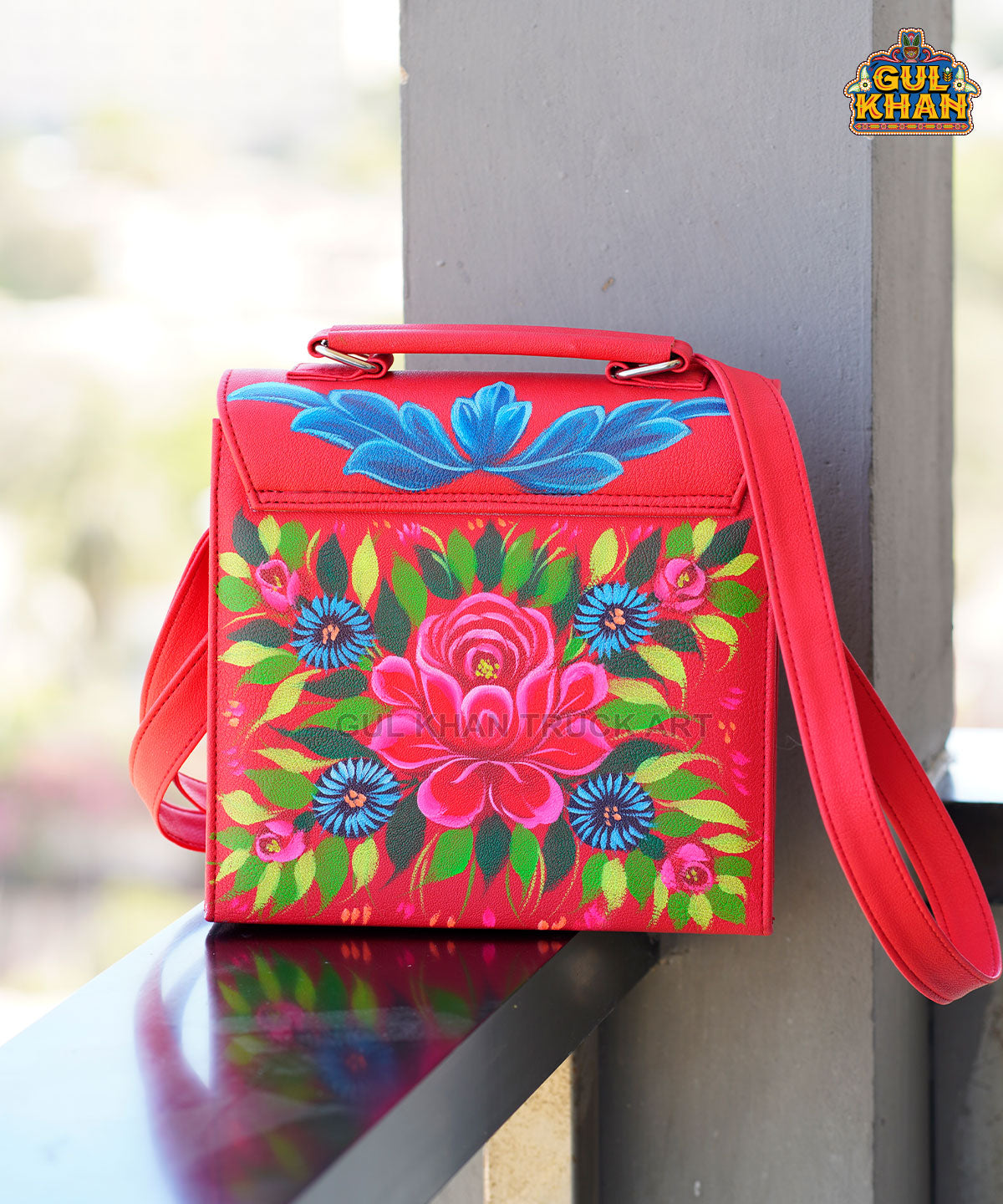 Handpainted Handbag 1016 - Gul Khan Truck Art