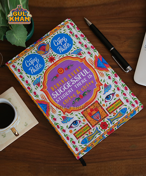 Hardcover Notebook Design 010 - Gul Khan Truck Art