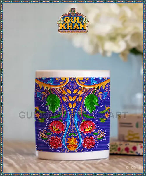 Printed Ceramic Mug 0034 - Gul Khan Truck Art