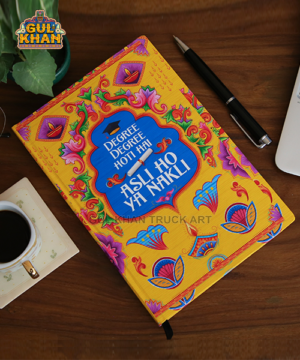 Hardcover Notebook Design 011 - Gul Khan Truck Art