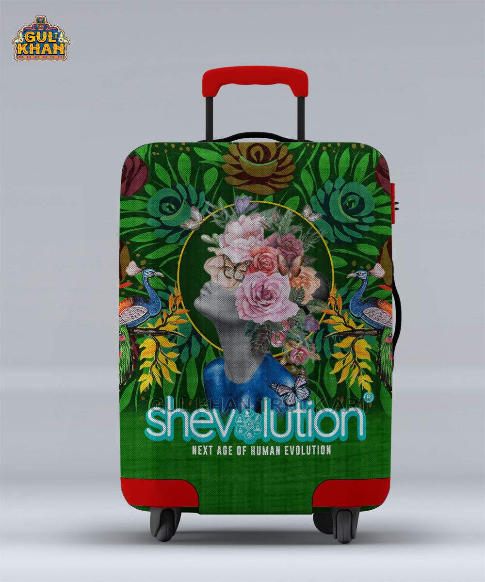 Shevolution Trolley Bag Cover ( Customizable )
