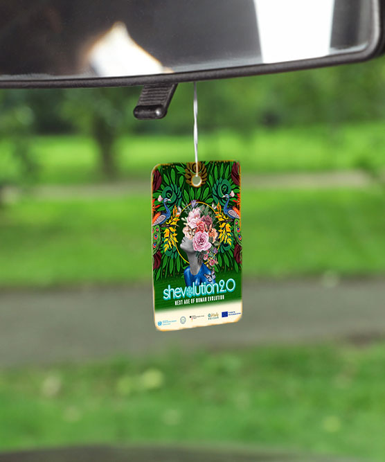 Car Hanging Shevolution (Dual side print)