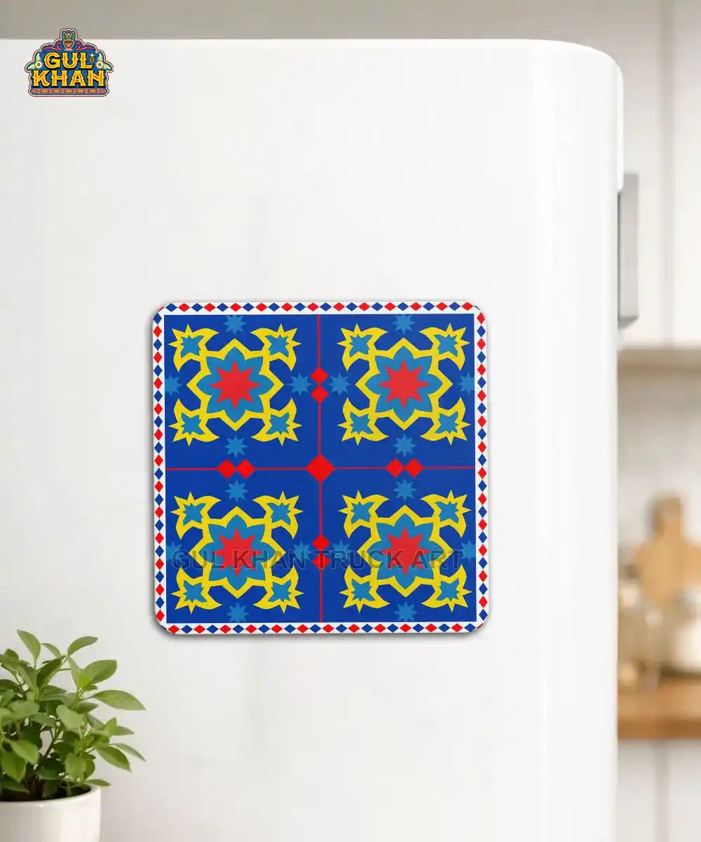 Sindhi Ralli Inspired Fridge Magnets 04