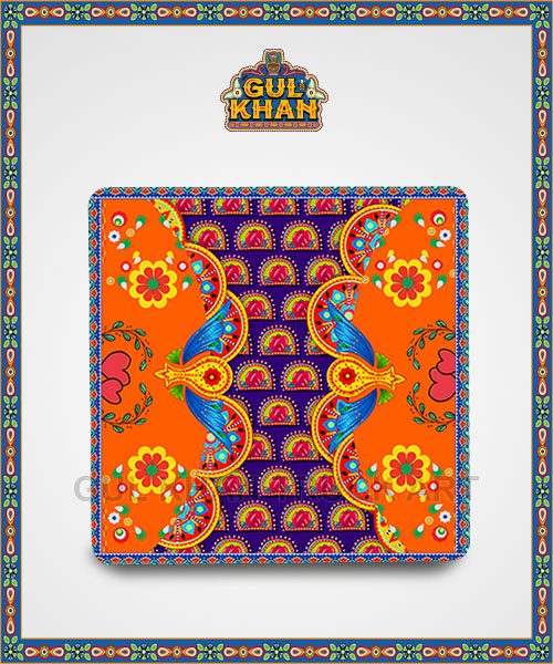 Fridge Magnet Design 202046 - Gul Khan Truck Art