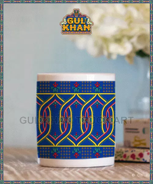 Printed Ceramic Mug 70004 - Gul Khan Truck Art