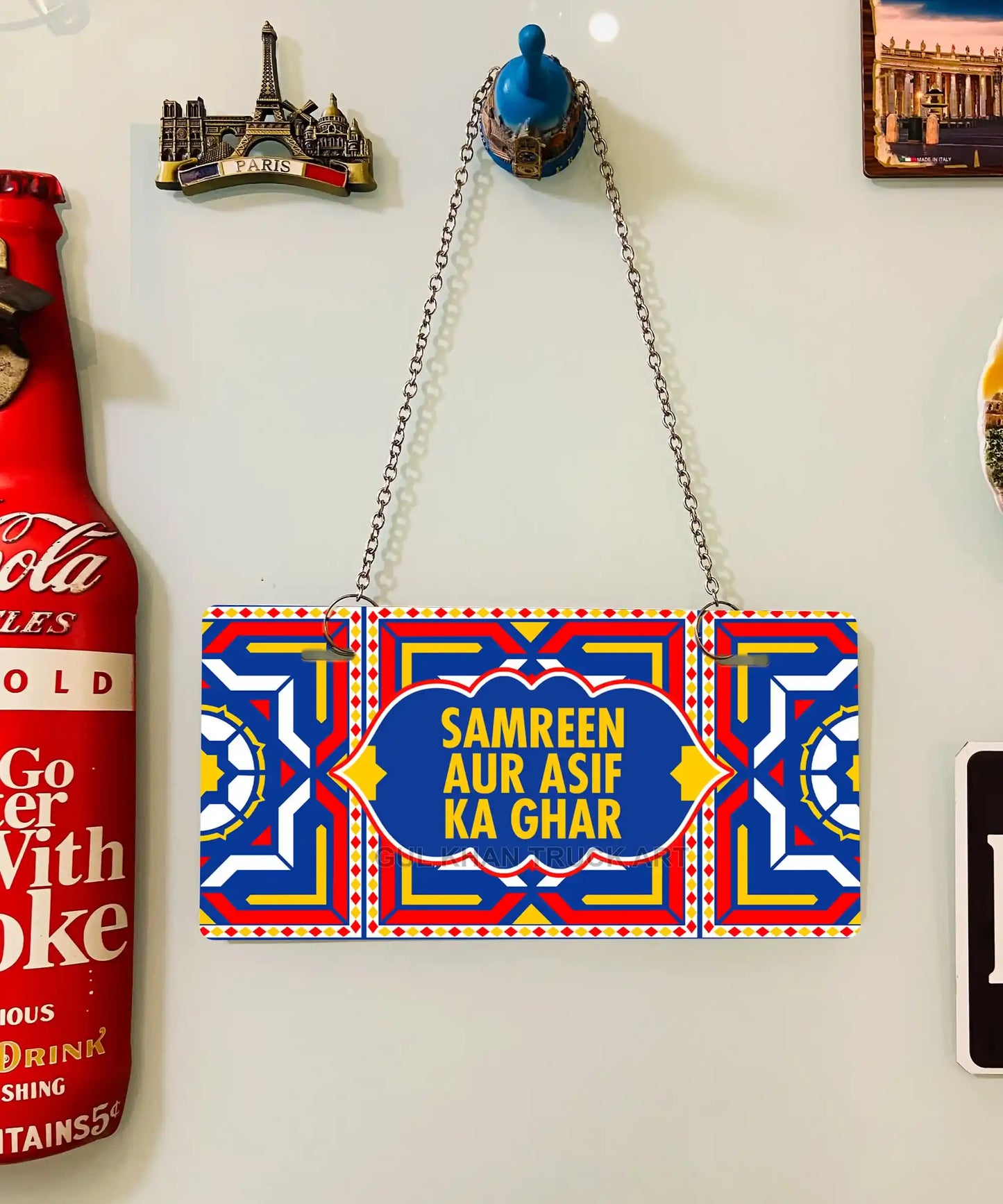 Sindhi Ralli Inspired Truck Art Wall Plate 03