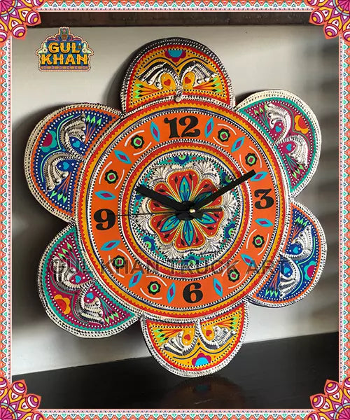 Clock Design 3334 - Gul Khan Truck Art
