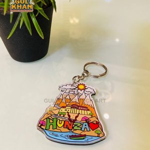 Hunza Premium Acrylic Key Chain - Gul Khan Truck Art