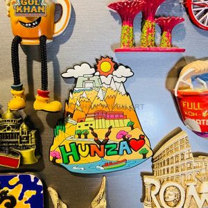 Premium Rubber Fridge Magnet 101 - Gul Khan Truck Art