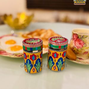 Truck Art Salt and Pepper Shaker 04 - Gul Khan Truck Art