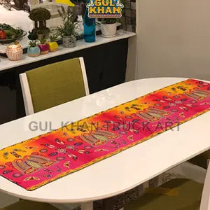 Table Runner Design 0018 - Gul Khan Truck Art