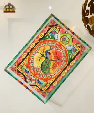 Trays Acrylic (Digital Print) - Gul Khan Truck Art