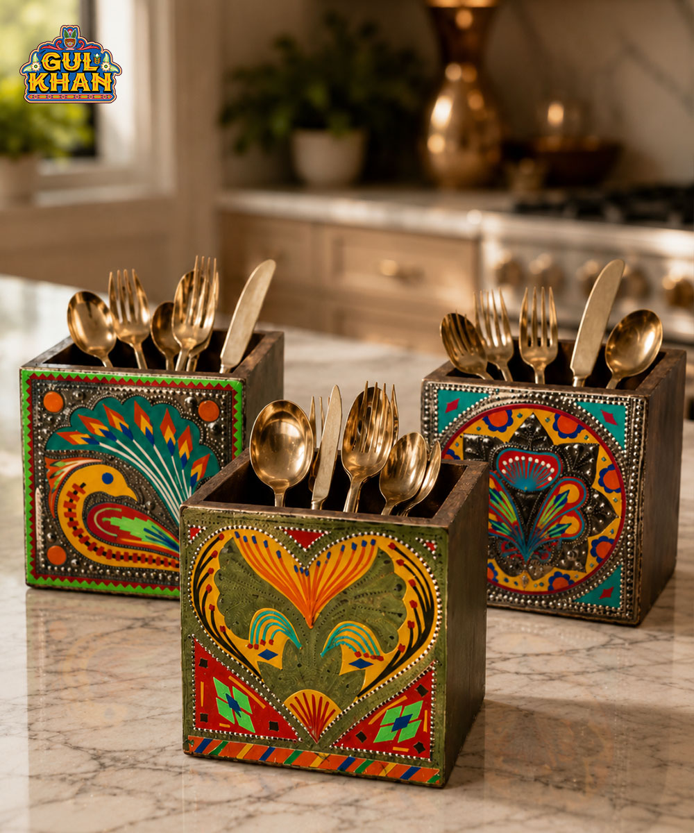 Cutlery Boxes - Gul Khan Truck Art