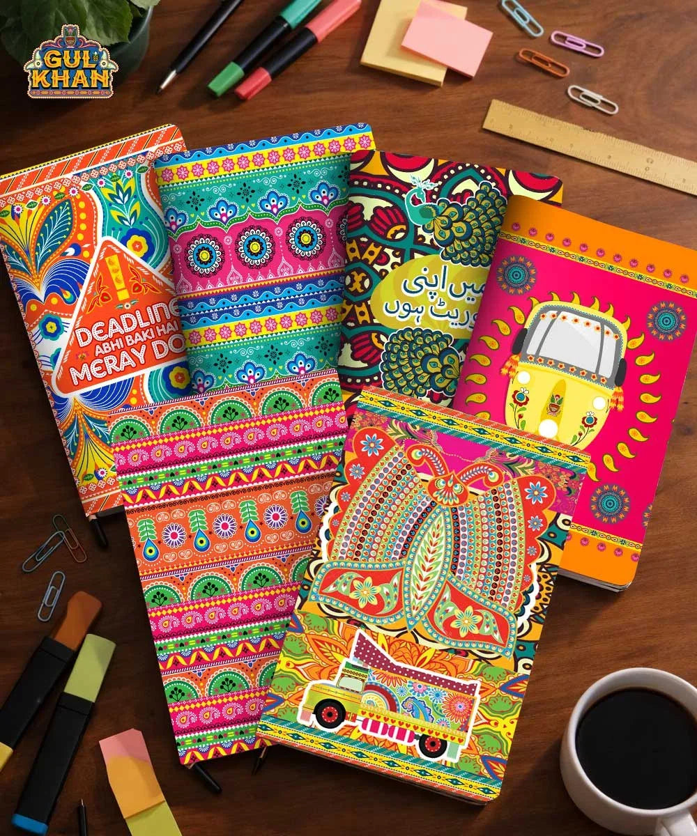 Notebooks (Hard Cover) - Gul Khan Truck Art