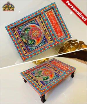 Charpai Tray (Chamakpatti Handmade) - Gul Khan Truck Art
