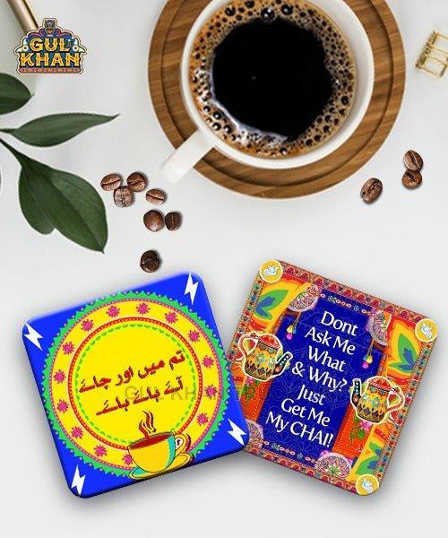 Tea Coasters (Digital Print) - Gul Khan Truck Art