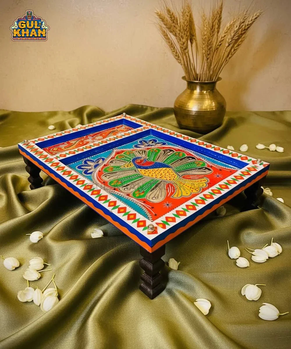 Charpai Tray - Gul Khan Truck Art