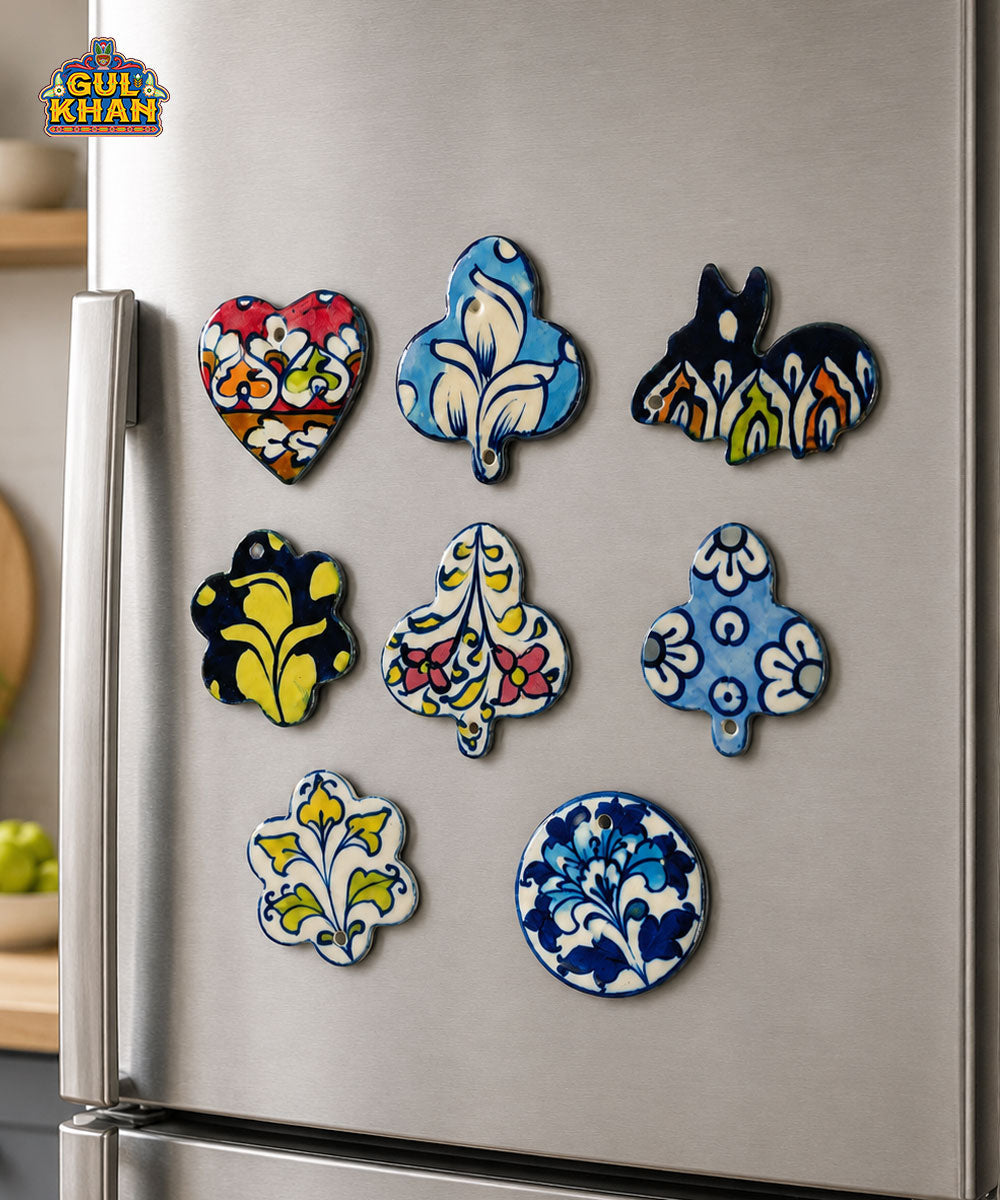 Blue Pottery Magnet