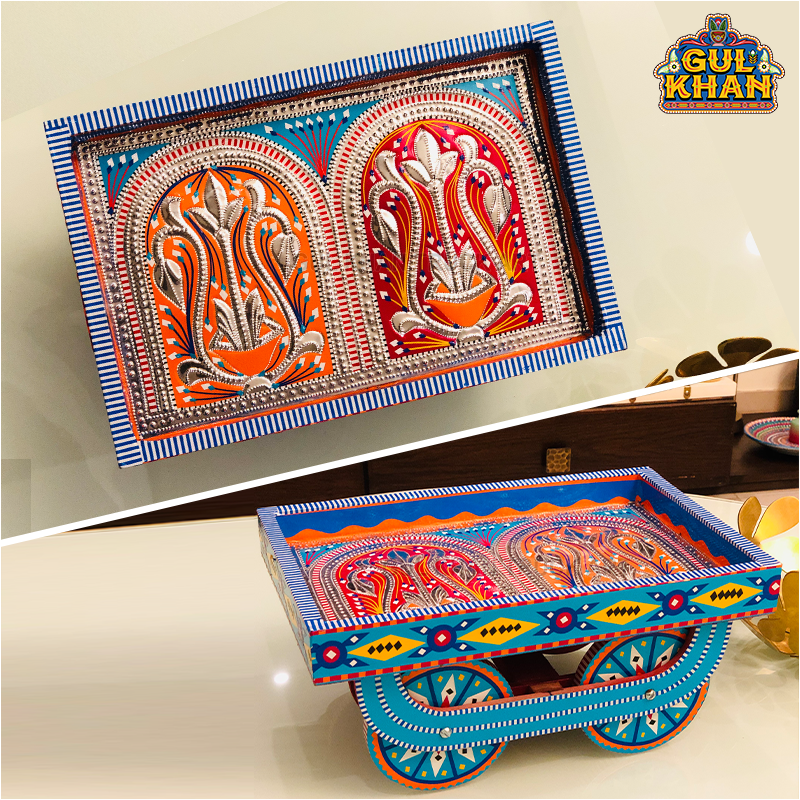 Tray with moving Wheels 003