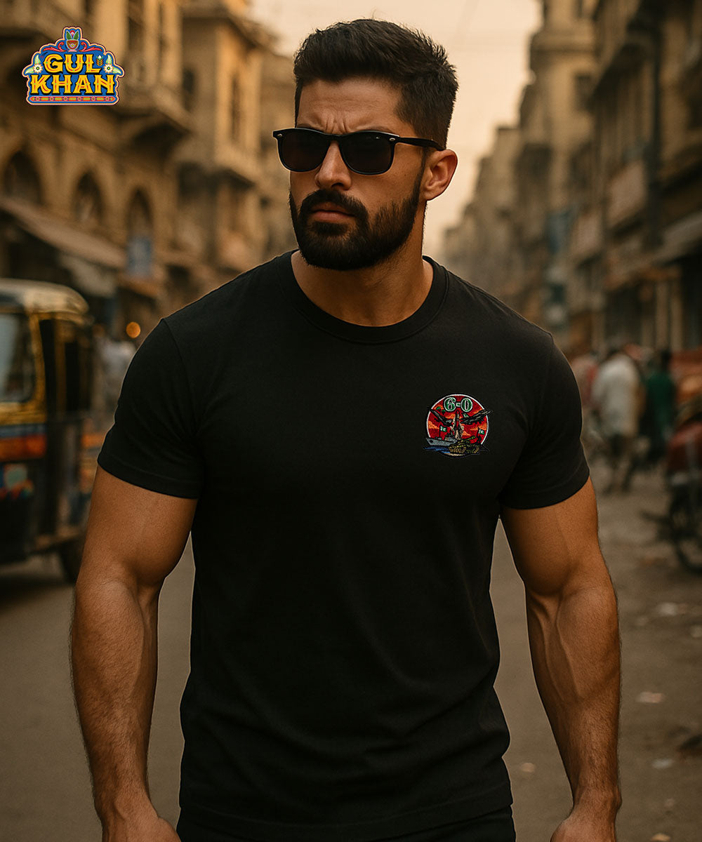 6-0 Premium Embroidered Patch T-Shirt