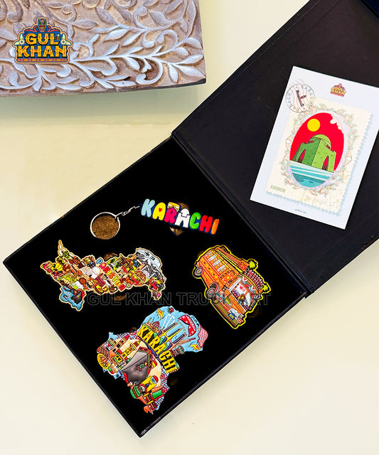 Karachi Cultural Truck Art Gift Box - Gul Khan Truck Art