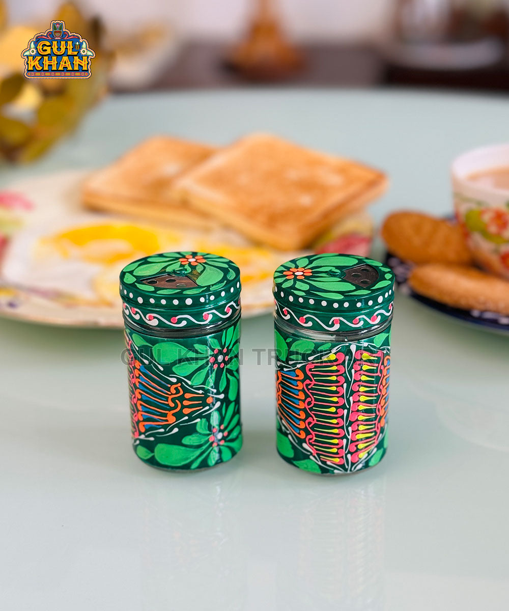 Mandala Truck Art Salt and Pepper Shaker 01