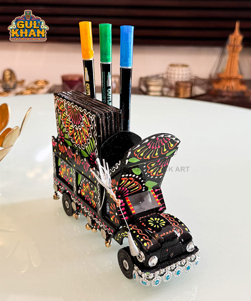 Cone Art Black Coaster & Truck Set Design