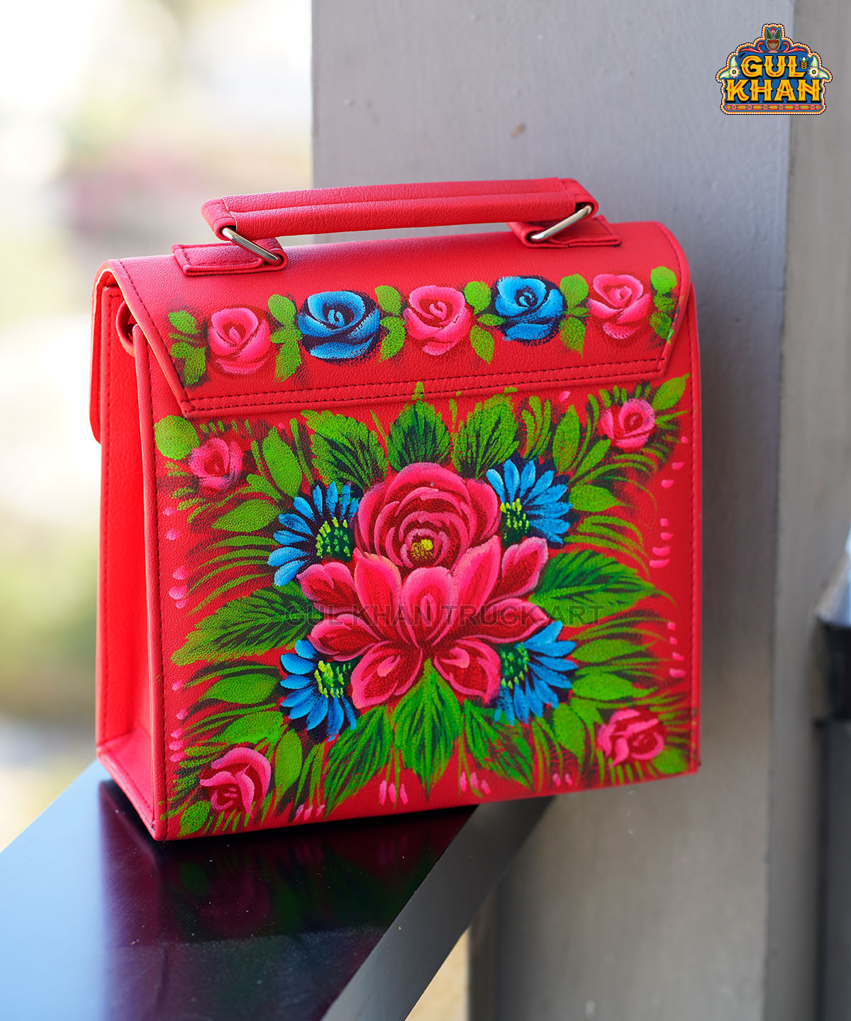 Handpainted Handbag 1014 - Gul Khan Truck Art