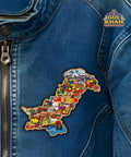 Map Premium Rubber PVC Patch - Gul Khan Truck Art