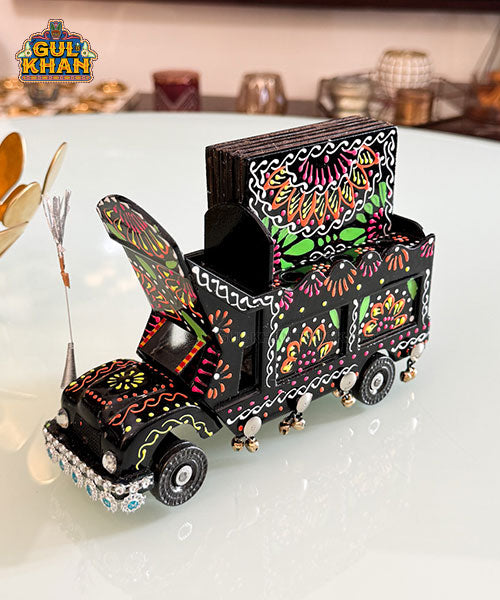 Cone Art Black Coaster & Truck Set Design