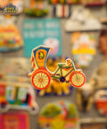 Cycle Rickshaw Acrylic Fridge Magnet - Gul Khan Truck Art