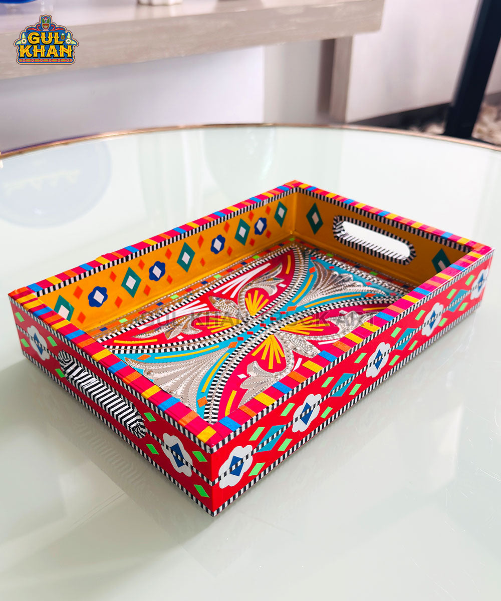 Floral Truck Art Mini Tray