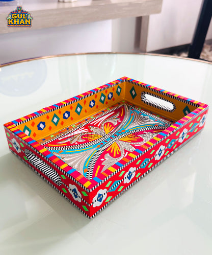 Floral Truck Art Mini Tray