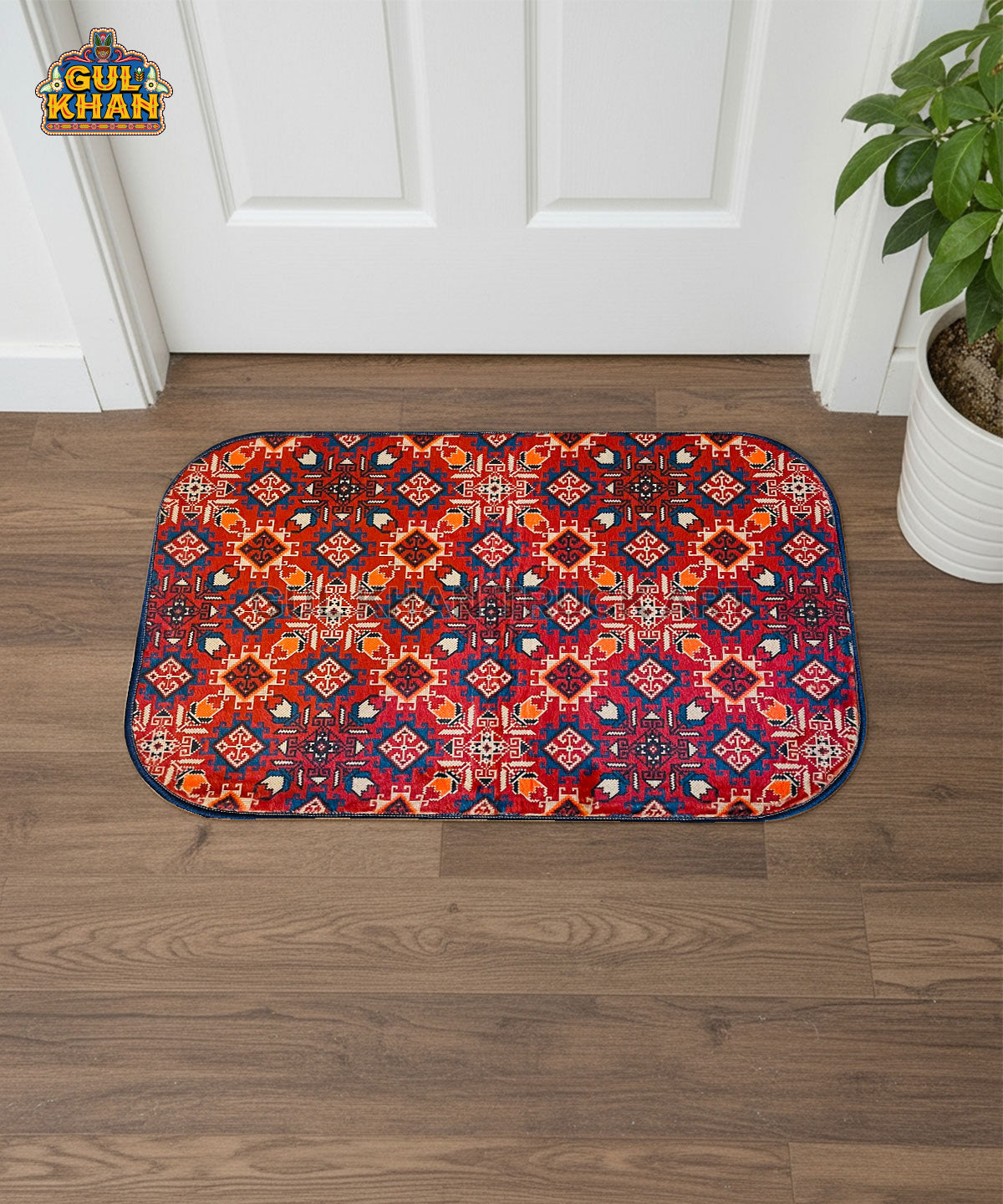 Persian Motif Printed Floor Mat