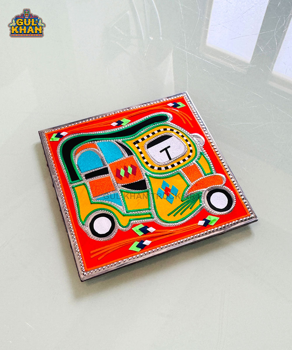 Red Rickshaw Chamakpatti Coaster