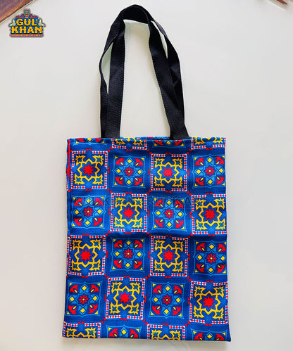 Sindhi Ralli Inspired Printed Truck Art Tote Bag 01