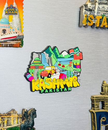 Kashmir Premium Rubber Fridge Magnet
