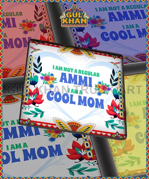 I Am A Cool Mom Printed Coaster Design