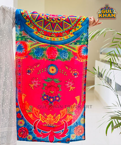 Truck Art Pink Stole