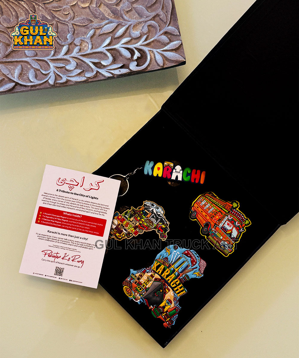 Karachi Cultural Truck Art Gift Box - Gul Khan Truck Art