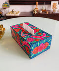 Handpainted Tissue Box Design 11156 - Gul Khan Truck Art