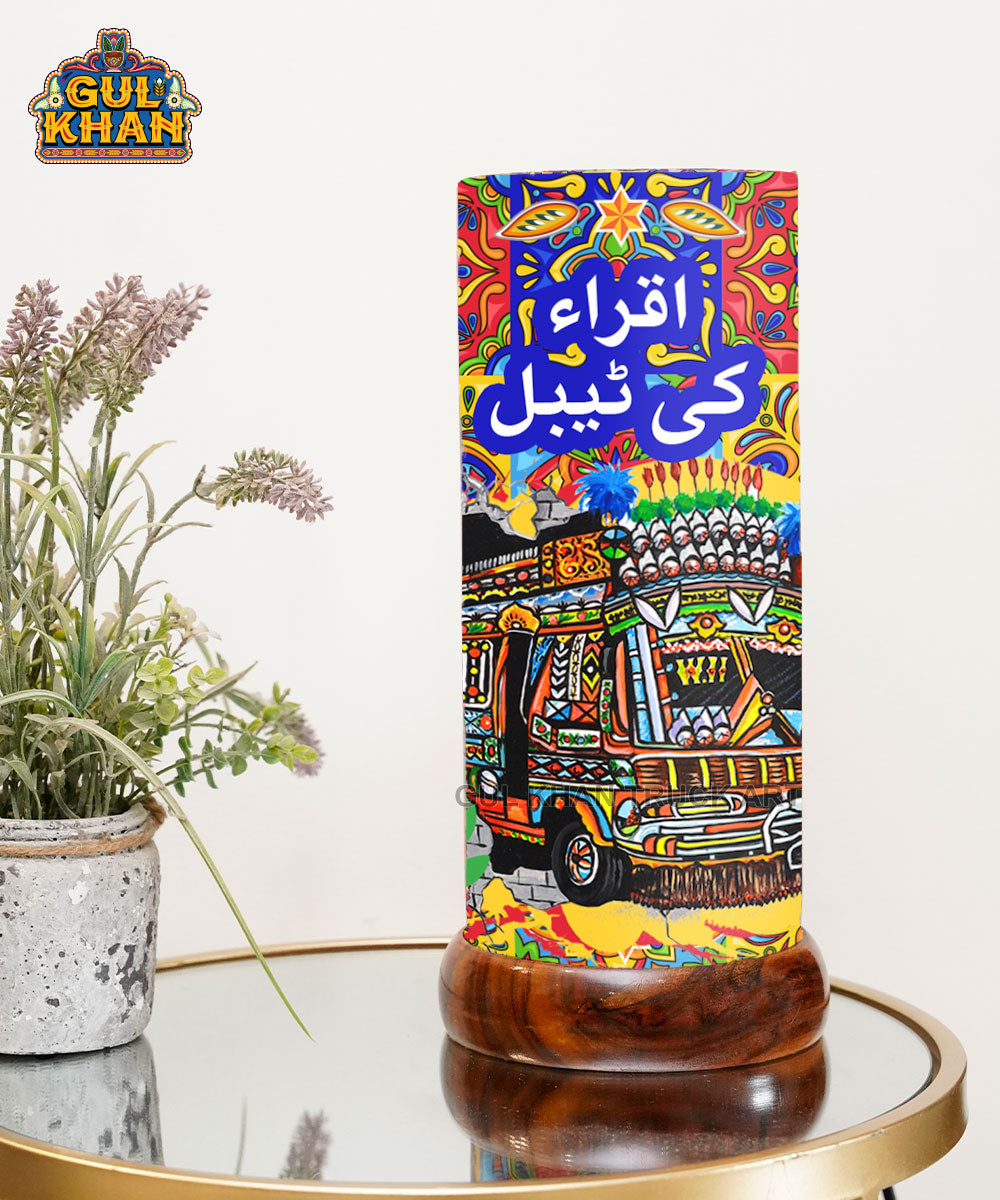 Bus W11 Printed Design Acrylic Lamp (Customisable)