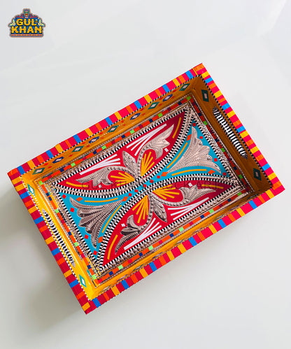 Floral Truck Art Mini Tray