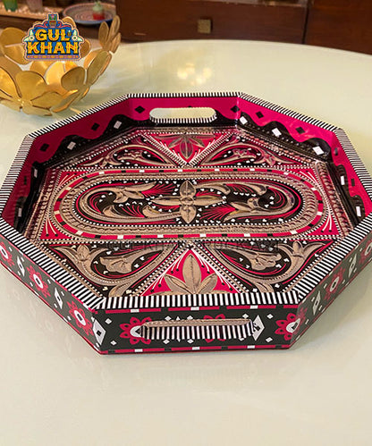 Ajrak Artistry Truck Art  Hexagon Tray