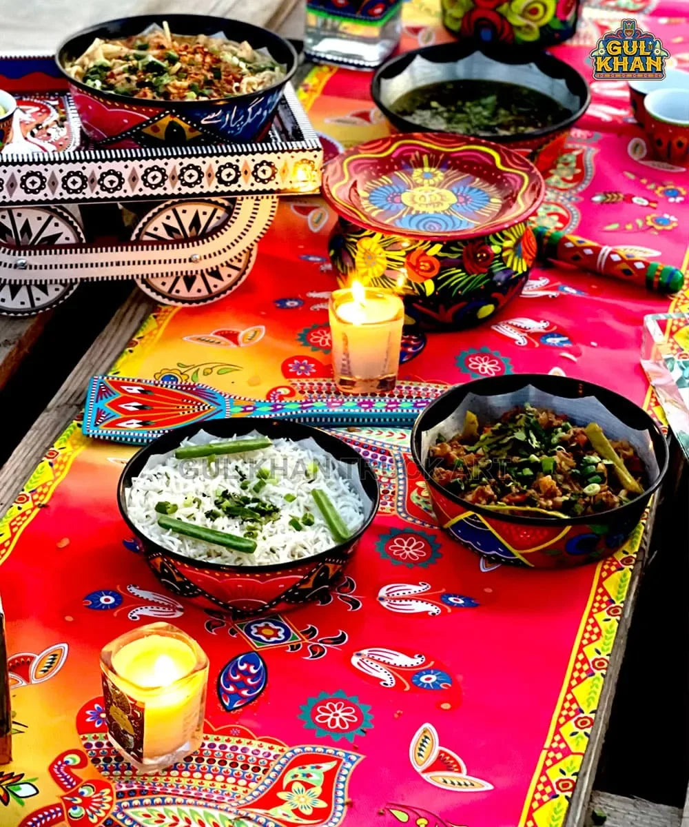 Handpainted Bowl 008 - Gul Khan Truck Art