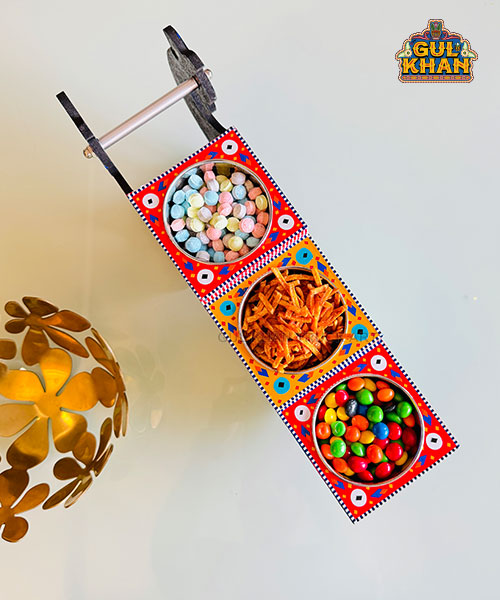 Peacock Bowl Partition Tray