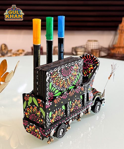Cone Art Black Coaster & Truck Set Design