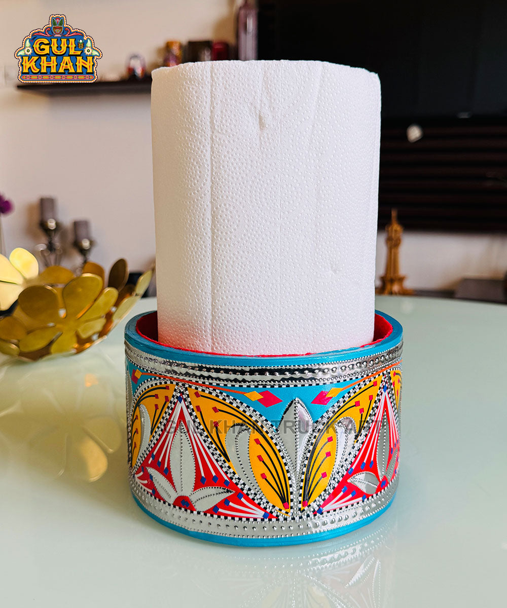 Multicolor Truck Art Chamakpatti Tissue Holder